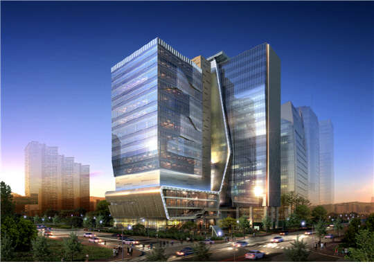 서울시와 서울산업진흥원(SBA)은 4일 IT센터인 에스플렉스센터의 입주가 시작됐다고 밝혔다. 사진은 서울 상암동 에스플렉스센터 조감도. 서울시 제공